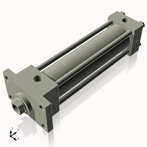 Isometric View of 2.5HHFF9NCK1.375S4