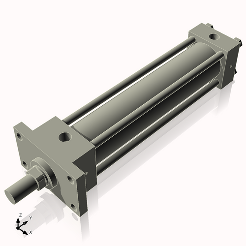 Isometric View of 2.5HHFF11CCK1.375