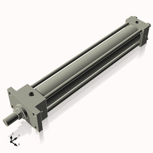 Isometric View of 2.5HHFF18CCK1.375