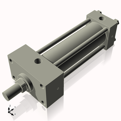 Isometric View of 2.5HHFHF7CCK1.375