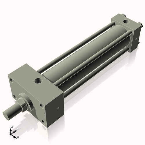 Isometric View of 2.5HHFHF11CCK1.375