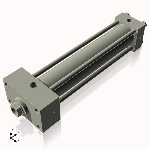 Isometric View of 2.5HHFHF12CCK1.375S4