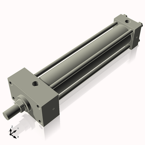 Isometric View of 2.5HHFHF13CCK1.375