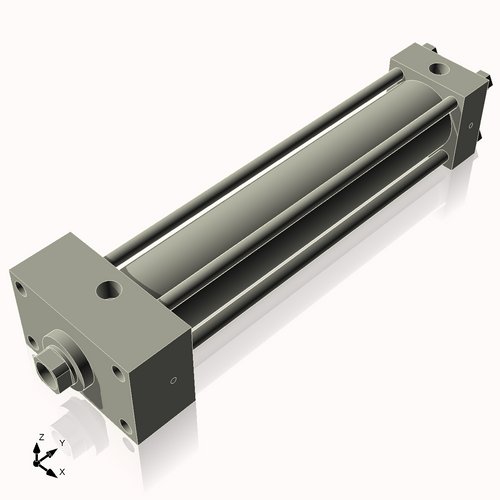 Isometric View of 2.5HHFHF13CCK1.375S4