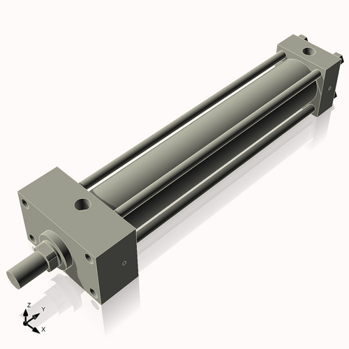 Isometric View of 2.5HHFHF14CCK1.375