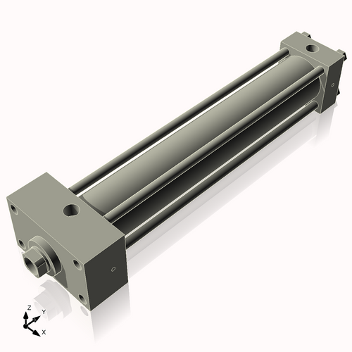 Isometric View of 2.5HHFHF15CCK1.375S4