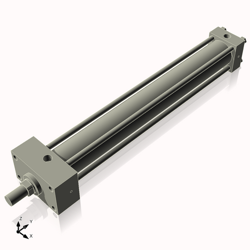 Isometric View of 2.5HHFHF21CCK1.375