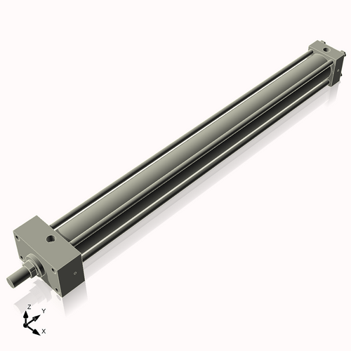 Isometric View of 2.5HHFHF33CCK1.375