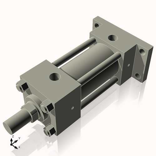 Isometric View of 2.5HHRF3CCK1.375