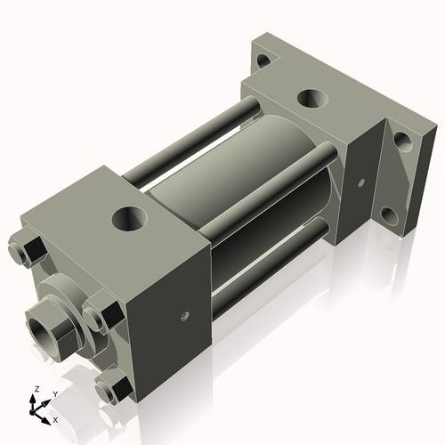 Isometric View of 2.5HHRF3CCK1.375S4