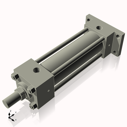 Isometric View of 2.5HHRF7CCK1.375