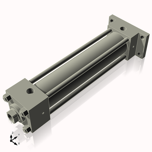 Isometric View of 2.5HHRF11CCK1.375S4