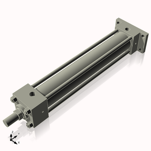 Isometric View of 2.5HHRF15CCK1.375