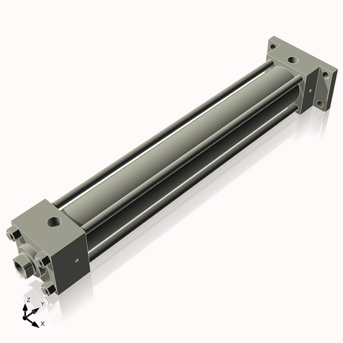 Isometric View of 2.5HHRF18CCK1.375S4