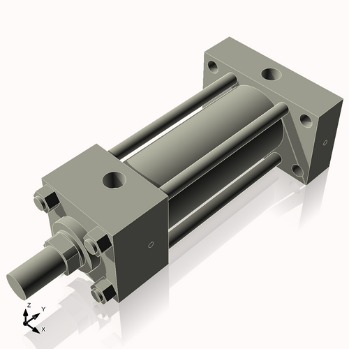 Isometric View of 2.5HHRHF5NCK1.375