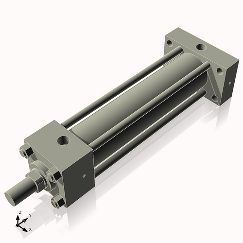 Isometric View of 2.5HHRHF10CCK1.375