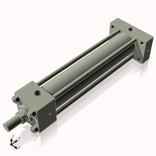 Isometric View of 2.5HHRHF12CCK1.375