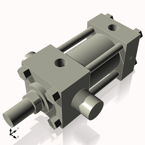 Isometric View of 2.5HHTF2CCK1.375