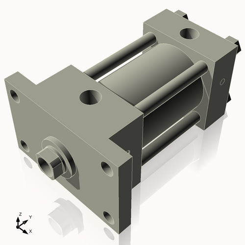 Isometric View of 3.25HHFF3CCKS4