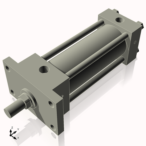 Isometric View of 3.25HHFF7CC