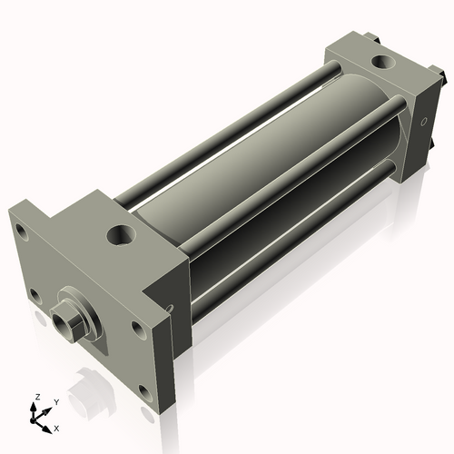 Isometric View of 3.25HHFF10CCKS4