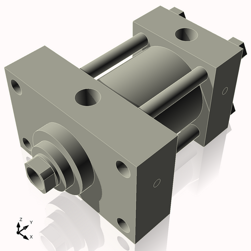 Isometric View of 3.25HHFHF2NCKS4