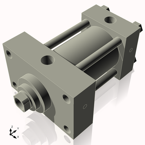 Isometric View of 3.25HHFHF3NCKS4