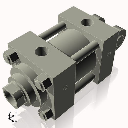 Isometric View of 3.25HHC1NCK1.75S4