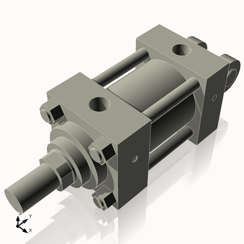 Isometric View of 3.25HHC2CCK1.75