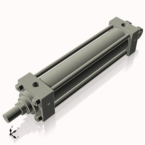 Isometric View of 3.25HHC14CCK1.75