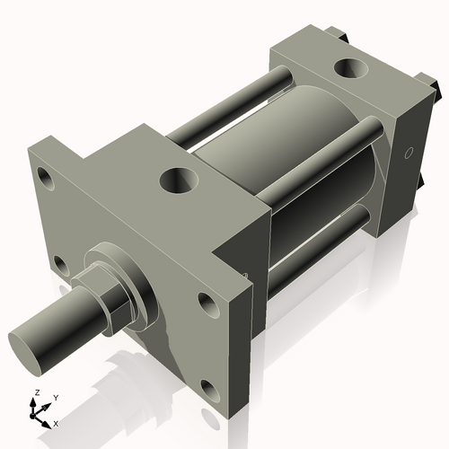 Isometric View of 3.25HHFF3CCK1.75