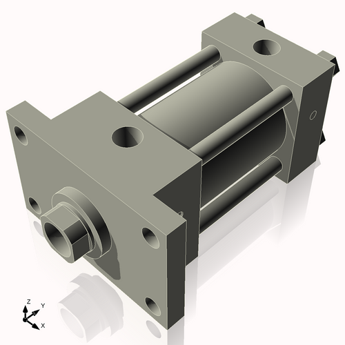 Isometric View of 3.25HHFF3CCK1.75S4