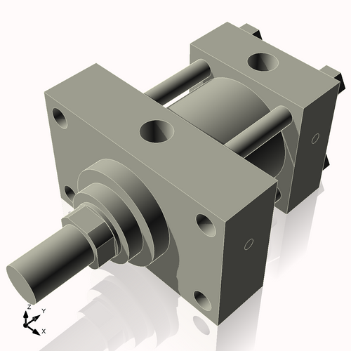 Isometric View of 3.25HHFHF1CCK1.75