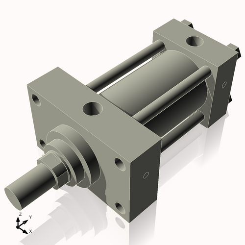 Isometric View of 3.25HHFHF4CCK1.75