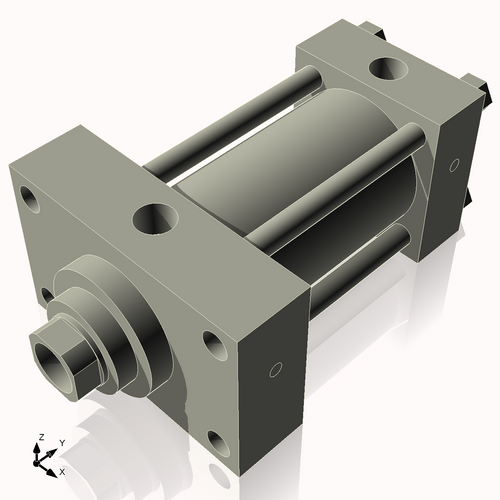 Isometric View of 3.25HHFHF4CCK1.75S4
