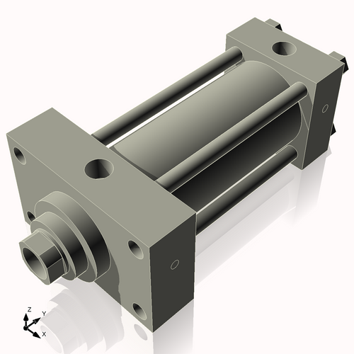 Isometric View of 3.25HHFHF6CCK1.75S4