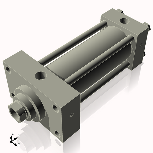 Isometric View of 3.25HHFHF7CCK1.75S4