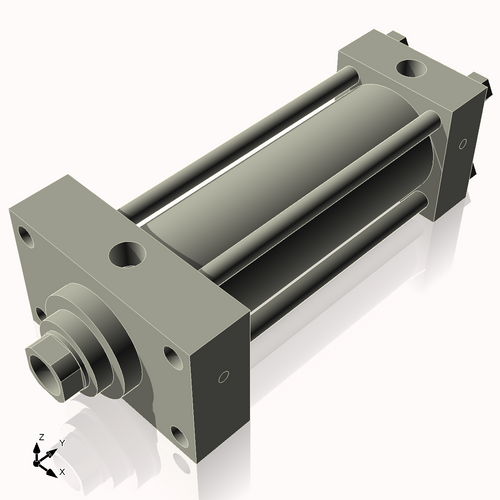 Isometric View of 3.25HHFHF8CCK1.75S4