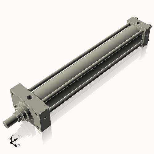 Isometric View of 3.25HHFHF24NCK1.75