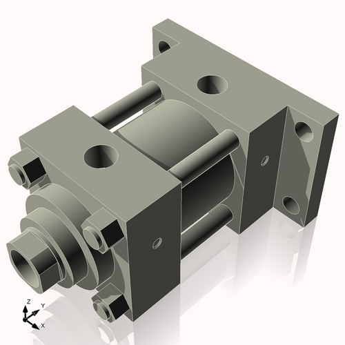 Isometric View of 3.25HHRF1CCK1.75S4