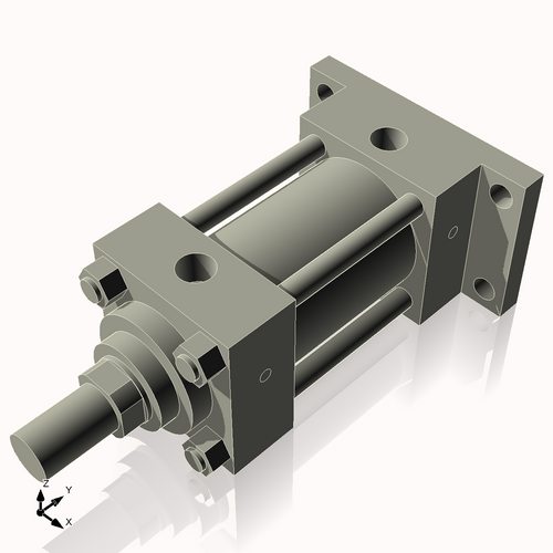 Isometric View of 3.25HHRF3NCK1.75