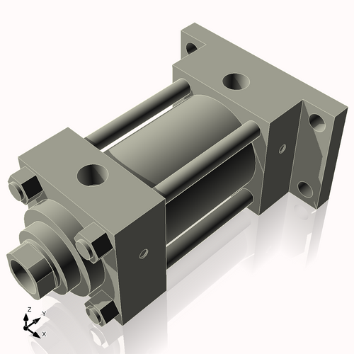 Isometric View of 3.25HHRF3CCK1.75S4