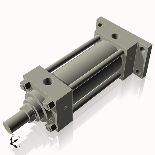 Isometric View of 3.25HHRF6NCK1.75