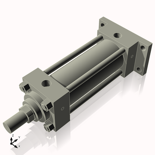 Isometric View of 3.25HHRF7NCK1.75