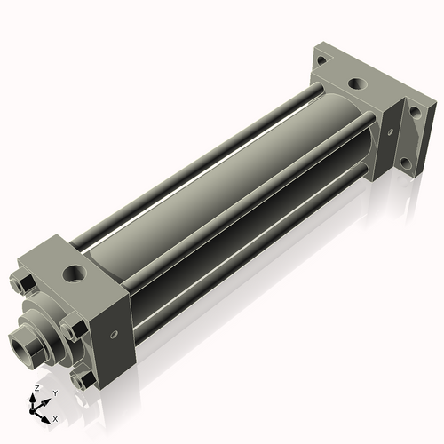 Isometric View of 3.25HHRF14CCK1.75S4