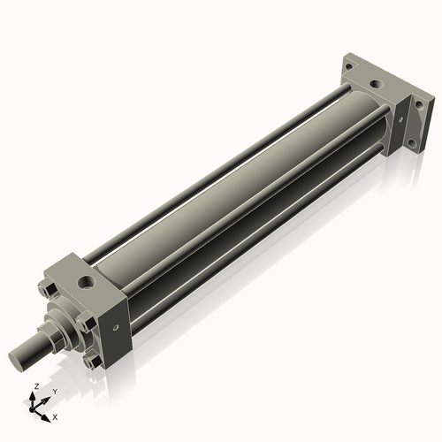 Isometric View of 3.25HHRF21CCK1.75