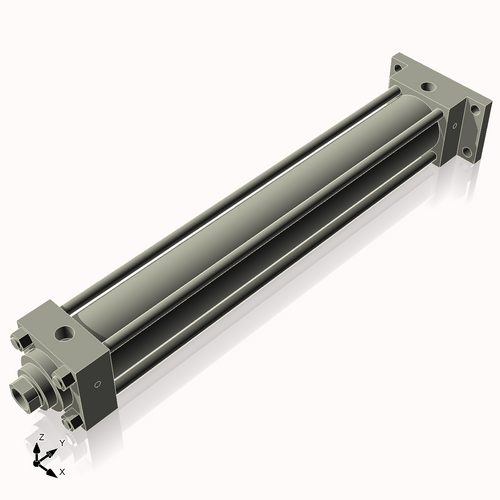 Isometric View of 3.25HHRF24NCK1.75S4