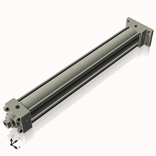 Isometric View of 3.25HHRF30NCK1.75S4