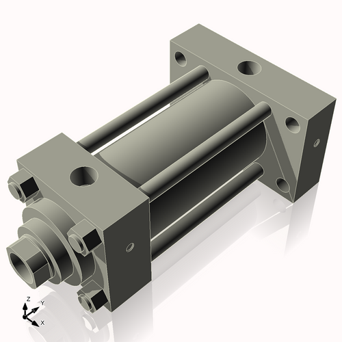 Isometric View of 3.25HHRHF5CCK1.75S4