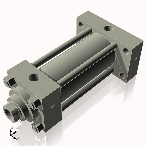 Isometric View of 3.25HHRHF6CCK1.75S4